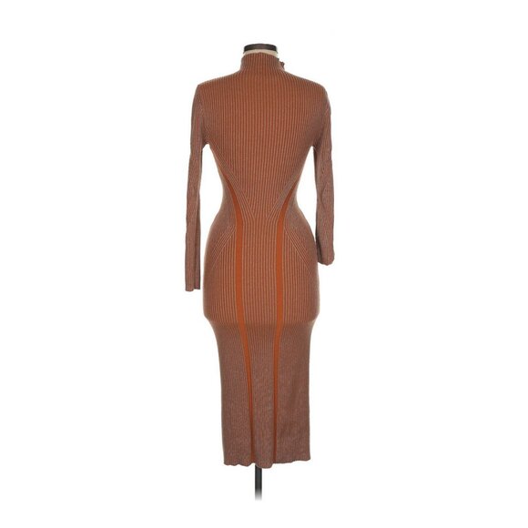 💖 French Connection Simona Sweater Dress in Camel Size 6 💖 - Picture 2 of 6